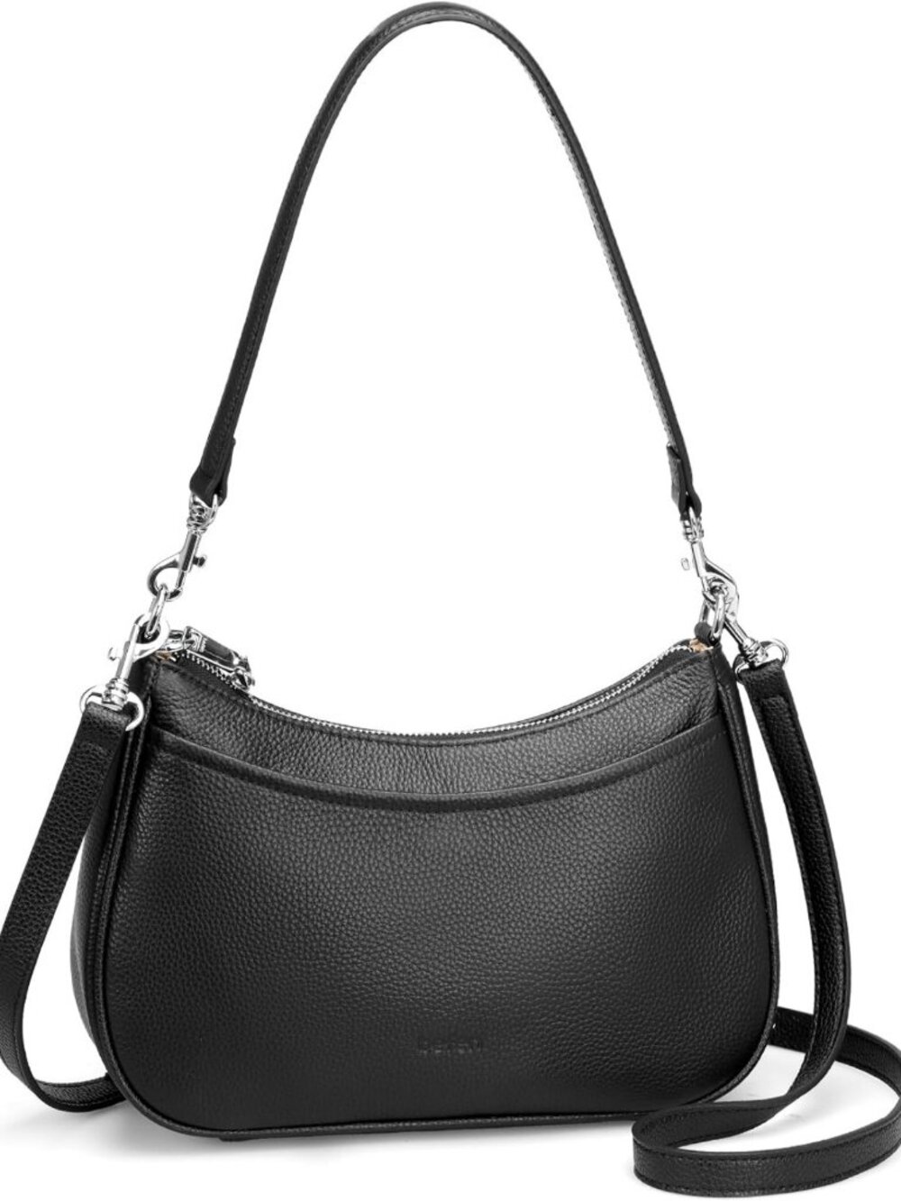 Genuine Leather Anti-Theft Crossbody Bag for Women - Stylish Shoulder Purse